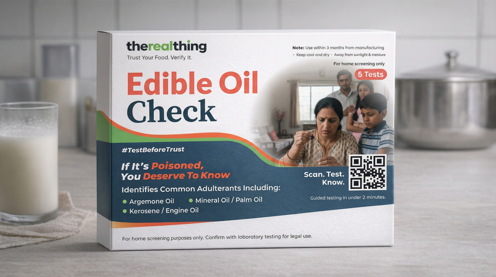 Oil Check — Detect If Your Cooking Oil Is Safe or Mixed With Cheap Oil