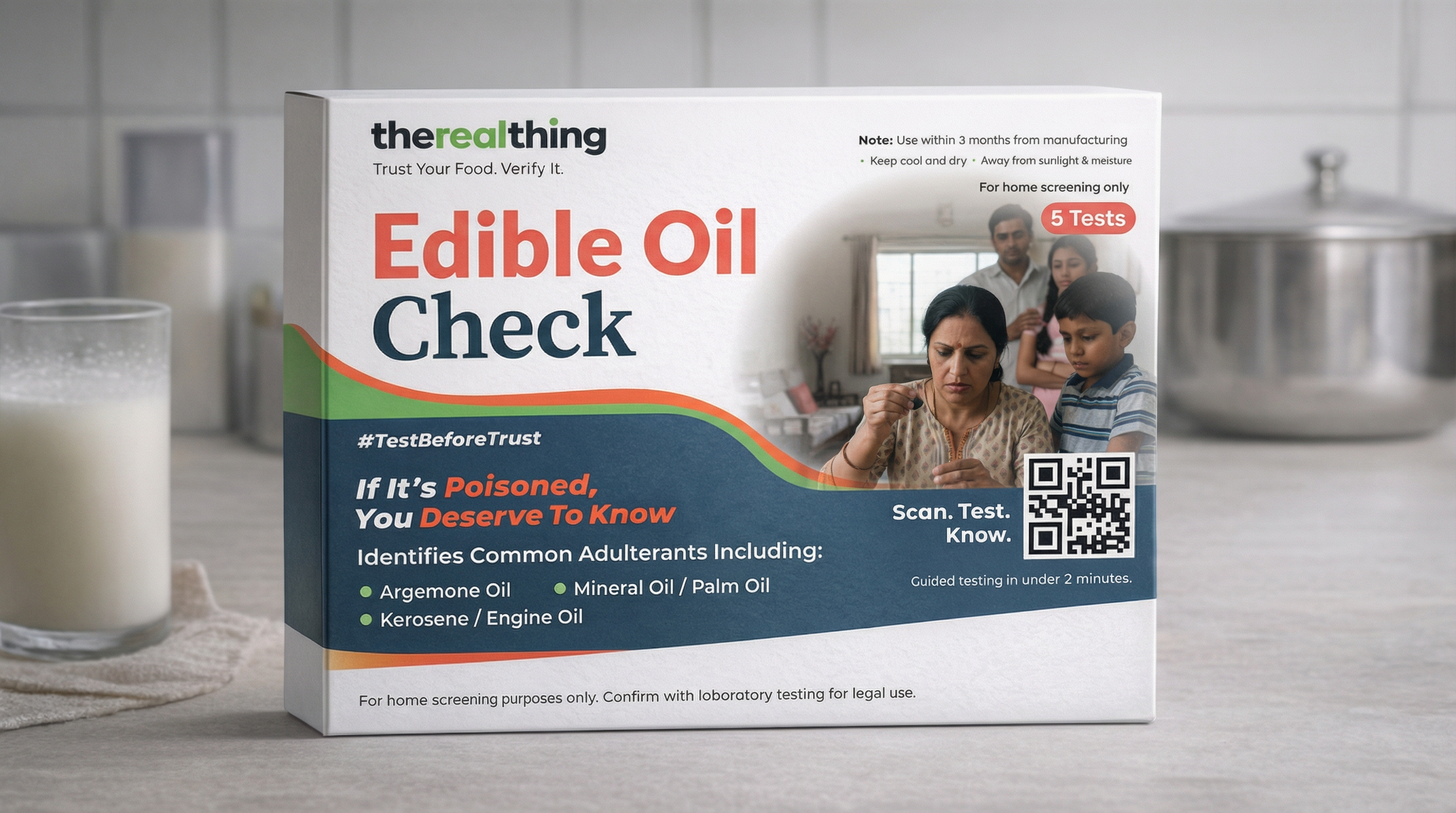 Oil Check — Detect If Your Cooking Oil Is Safe or Mixed With Cheap Oil