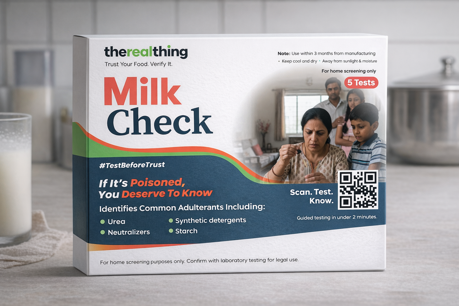 Milk Check – Know in 2 Minutes If Your Milk Is Safe or Fake